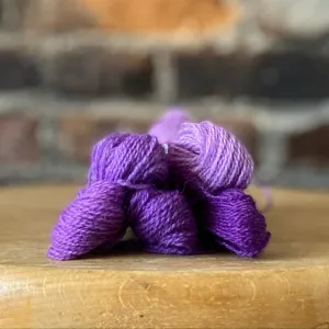 Individual Appleton Crewel Wool Skeins from the Bright Mauve Colorway